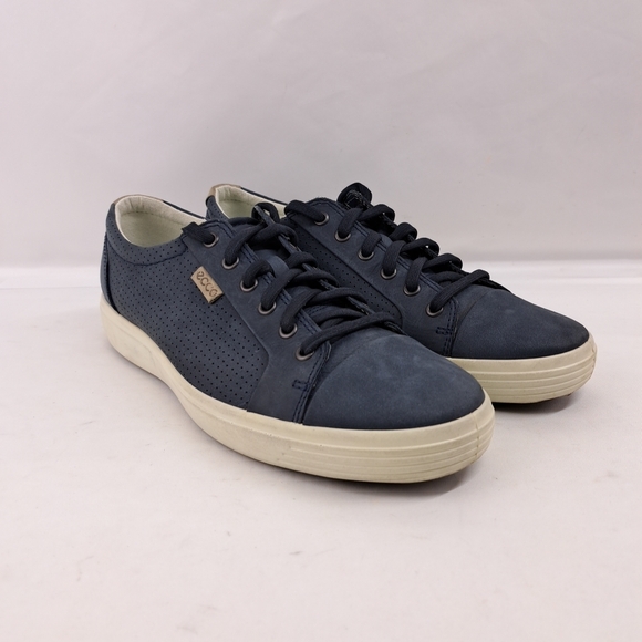 Ecco Casual Navy Blue Men's Sneakers Size 9 - Picture 8 of 16